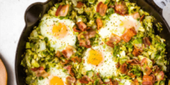 BRUSSELS SPROUTS BREAKFAST & BACON HASH